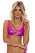 Luli Fama Babes Just Want Sun Scoop Neck Cut Out Top